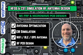 design rf, microwave, and antenna pcb with amplifier, gps, and audio interface