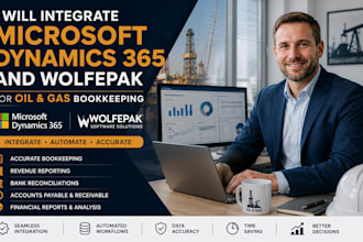 integrate microsoft dynamics 365 and wolfepak for oil and gas bookkeeping