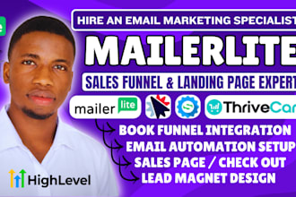 be your mailerlite expert for landing pages and lead magnets