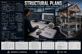 create texas, georgia, california structural plans,  permit