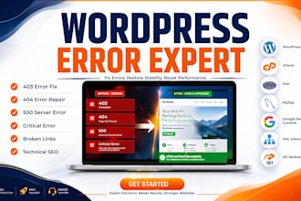 fix, wordpress 403, 404, 500 errors, critical errors, and broken, links
