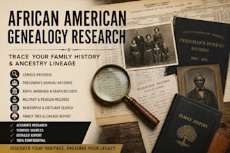 do african american genealogy research trace family history and ancestry lineage
