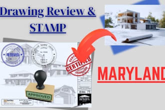 review architectural drawings for maryland building permit approval