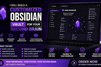 build a customized obsidian vault for your second brain