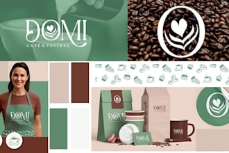 design luxury brand identity, social media kit, post template and brand kit