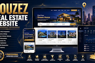 design houzez, homey real estate and property website with idx mls for realtor