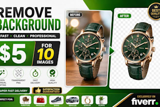 do professional background removal and transparent png