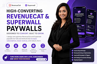 design and optimize revenuecat superwall paywalls for ios android