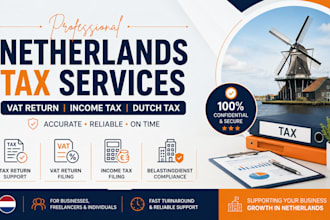 file netherlands tax return, vat return and income tax filing