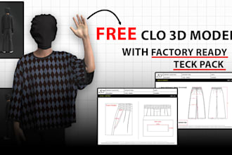create realistic clo 3d garment simulation with teck pack