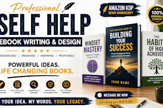 write self help book writer developmental book editor nonfiction writer cover