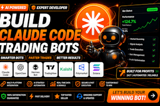 build claude code openclaw hermes bot tradingview kalshi solana polymarket bot