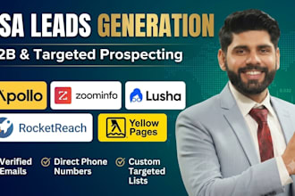 provide a targeted USA email database for b2b lead generation