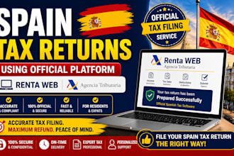 file spain income tax returns using renta web, agencia tributaria, official tax