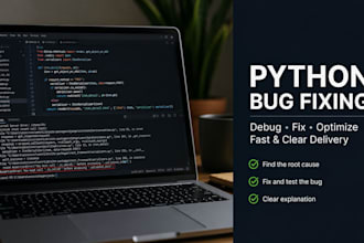 debug and fix bugs in your python code