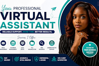 be your executive virtual assistance,  admin support