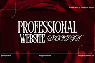responsive website design for businesses, brands,  startups