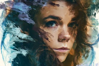 paint custom portrait from photo