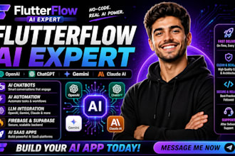 build flutterflow ai app with openai, chatgpt, gemini, claude ai