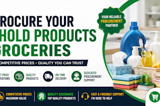 procure your household products and groceries