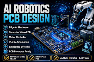 design ai robotics pcb, pcb prototype, edge ai hardware, motor controller, plc
