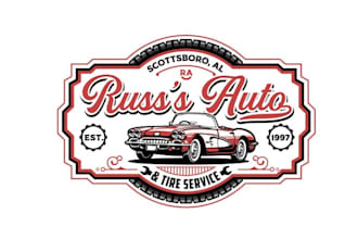design custom automotive tire service logo