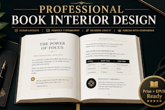 design a professional nonfiction book interior layout