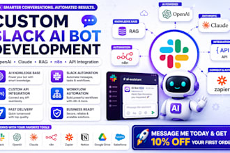 slackbot developer ai rag knowledge base open ai claude integration n8n