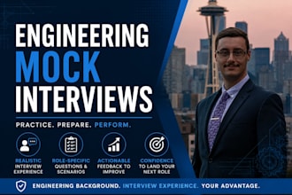 conduct a mock engineering interview with you