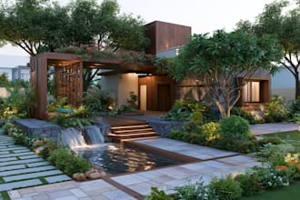 do backyard landscape design as landscape architect