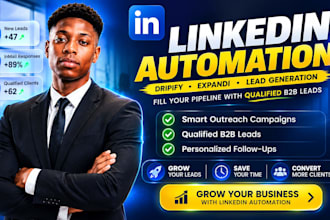 do linkedin automation, b2b lead generation with dripify, expandi, heyreah