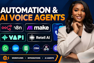 build make com automation n8n ai voice agent ai receptionist with retell ai vapi