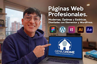 design a responsive wordpress website with elementor