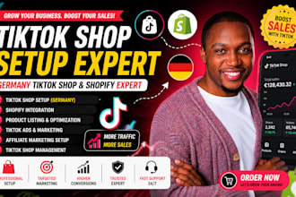 setup germany tiktok shop, tiktok marketing, shopify integration product listing