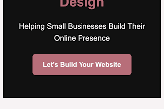 design a clean mobile friendly website for your small business