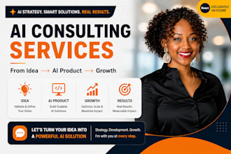 create data analytics ai consulting business plan financial model for investors