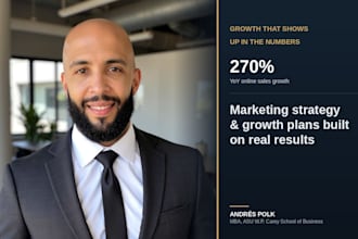 create a data driven marketing strategy and growth plan for your business