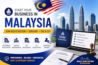 register malaysia ssm company, sdn, bhd tax and sst registration