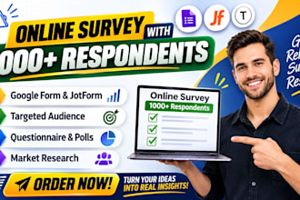 recruit over 1000 targeted survey respondents for online surveys and research