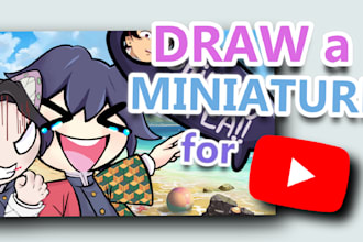 draw miniature for youtube videos