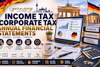prepare germany income tax corporate tax and annual financial statements