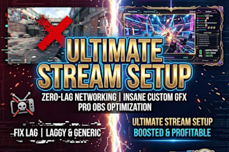design custom obs overlays, scenes, scripts and websocket widgets