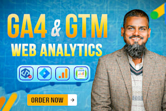 set up facebook pixel, ga4, GTM, web analytics for ecommerce