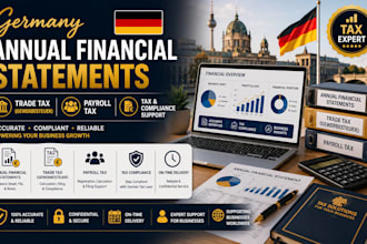 prepare germany annual financial statements trade tax and payroll tax
