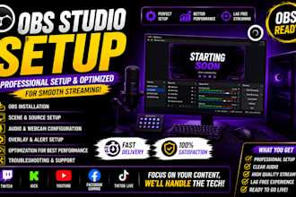 setup and optimize obs studio for streaming