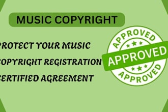 handle your music copyright registration to avoid infringement