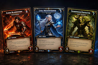 design custom mtg tcg card game template, pokemon trading card sport tcg layout