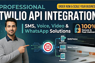 build twilio SMS, whatsapp, and otp solutions