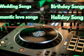 write a personalized birthday song gift and holiday song for your loved one