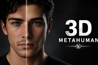 create 3d realistic character 3d metahuman daz3d unreal engine 3d video game